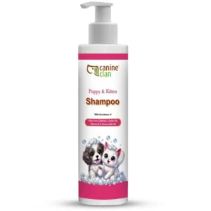 Canine Clan (Puppy & Kitten Shampoo) for Dogs & Cats | Tear-Free, pH Balanced, Mild Cleanser for Delicate Skin & Fur | Softens, Hydrates & Soothes | 100ml