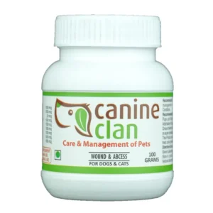 Canine Clan (Wound & Abscess) - for Dogs & Cats | Use in Healing of Wound, Checks Pus Formation and absolves Abscess Condition | Supplements for Pets