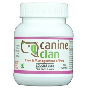 Canine Clan (Cough & Cold) - for Dogs & Cats | Use in Cough, Cold, Headache, Sneezing, Running Nose, Bronchitis | Supplement for Pets